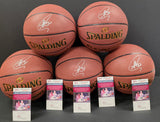 Stephen Curry "Golden State Warriors" Autographed Indoor/Outdoor Spalding Basketball. JSA