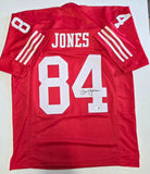Brett Jones "San Francisco 49ers" Autographed Custom jersey SZ XL Red. Beckett