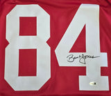 Brett Jones "San Francisco 49ers" Autographed Custom jersey SZ XL Red. Beckett