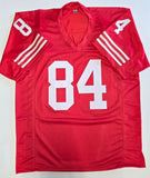 Brett Jones "San Francisco 49ers" Autographed Custom jersey SZ XL Red. Beckett