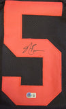 Navorro Bowman "San Francisco 49ers" Autographed Custom jersey SZ XL Black. Beckett