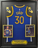 Stephen Curry "Golden State Warriors" Autographed Swingman Blue XL Jersey. JSA