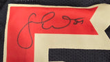 Fred Warner "San Francisco 49ers" Autographed Rivalry Custom Jersey Size XL. Beckett