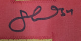 Fred Warner "San Francisco 49ers" Autographed Gold & Red Custom Jersey Size XL. Beckett