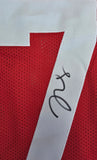 Trent Williams Autograph "San Francisco 49ers" Custom jersey red XL. Beckett witness