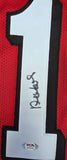 Deebo Samuel Sr. Autographed San Francisco 49ers Red Throwback Custom jersey Size XL. PSA