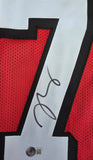 Trent Williams Autograph "San Francisco 49ers" Custom jersey red Throwback XL. Beckett