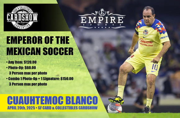 Cuauhtemoc Blanco Meet & Greet - April 20th