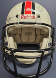 BUTKUS, GREENE, BRADSHAW, HARRIS Autographed 27 HOF Proline Riddell Full Size Helmet. BECKETT