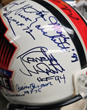 DON SHULA, DAN FOUTS, OTTO GRAHAM Autographed 39 HOF Proline Full Size Riddell Helmet. PSA/DNA