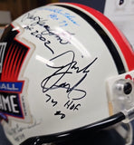 DICK BUTKUS, MIKE DITKA, CHUCK NOLL Autographed 20 Hall of Fame Proline Riddell Full Size Helmet. BECKETT