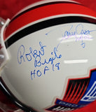 BART STARR, DON SHULA, BOB GRIESE Autographed 43 HOF Proline Full Size Helmet. BECKETT