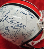 JIM BROWN, AIKMAN, BLANDA, ELWAY Autographed 59 HOF PROLINE Full Size Helmet. BECKETT