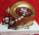 Frank Gore Autographed San Francisco 49ers Throwback 96-08 Riddell Speed Mini Helmet. Beckett