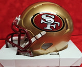 Patrick Willis Autographed San Francisco 49ers Throwback 96-08 Riddell Speed Mini Helmet. Beckett
