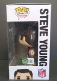Steve Young  Funko Pop Autographed. Beckett Witness Authentication
