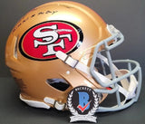 Javon Hargrave "San Francisco 49ers" GOLD Proline Full Size Speed Authentic helmet. Beckett