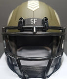 Javon Hargrave "San Francisco 49ers" SALUTE TO SERVICE Speed Mini Helmet Beckett