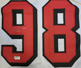 Javon Hargrave "San Francisco 49ers" White Throwback Custom Jersey size XL. Beckett Authentication