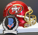 Javon Hargrave "San Francisco 49ers" FLASH Speed Red Mini Helmet Beckett