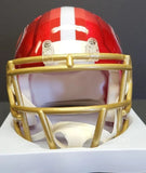 Javon Hargrave "San Francisco 49ers" FLASH Speed Red Mini Helmet Beckett