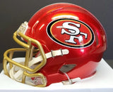 Javon Hargrave "San Francisco 49ers" FLASH Speed Red Mini Helmet Beckett