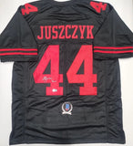 Kyle Juszczyk "San Francisco 49ers" Autographed Custom Black Jersey size XL. Beckett