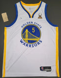 Kevon looney " Golden State Warriors" Autographed White Nike, jersey size 52. Beckett Authentication
