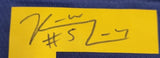 Kevon looney " Golden State Warriors" Autographed Blue Jordan, jersey size 52. Beckett Authentication