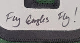 Rickey Watters "Philadelphia Eagles " Autographed Custom Green Jersey size XL. Beckett Authentication