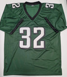 Rickey Watters "Philadelphia Eagles " Autographed Custom Green Jersey size XL. Beckett Authentication
