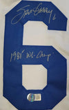 Steve Garvey "Los Angeles Dodgers" Autographed White Custom jersey size XL. Beckett Authentication