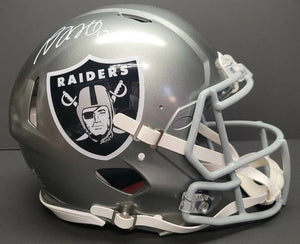 Davante Adams "Las Vegas Raiders" Autographed Proline Flash Full Size Speed Helmet. Beckett Authentication