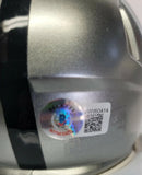 Davante Adams "Las Vegas Raiders" Autographed Mini helmet Flash Speed. Beckett Authentication