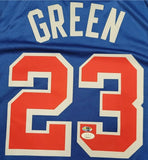 Draymond Green "Golden State Warriors" Autographed Blue NIKE Swingman size XL. JSA