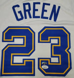 Draymond Green "Golden State Warriors" Autographed White NIKE Hardwood Swingman size XL. JSA