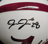 Josh Jacobs "Alabama Crimson Tide" Autographed White Matt Finish Custom Full Size. Beckett
