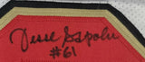 Jesse Sapolu "San Francisco 49ers" Autographed White Throwback Jersey Custom size XL. JSA