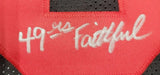 Mike Wilson "San Francisco 49ers" Autographed Black Custom Jersey Size XL. JSA