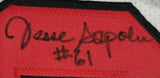 Jesse Sapolu "San Francisco 49ers" Autographed White Throwback Custom Jersey Size XL. JSA