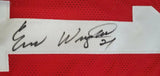 Eric Wright "San Francisco 49ers" Autographed Red Custom Jersey size XL. JSA