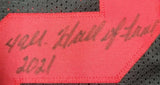 John Taylor "San Francisco 49ers" Autographed Black & Red Custom jersey w/Inscriptions size XL, JSA