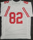 John Taylor "San Francisco 49ers" Autographed White Custom jersey w/Inscriptions Size XL. JSA