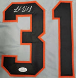 Lamonte Wade Jr. "San Francisco Giants" Autographed Grey Custom Jersey size XL. JSA