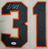 Lamonte Wade Jr. "San Francisco Giants" Autographed Off white Custom Jersey size XL. JSA
