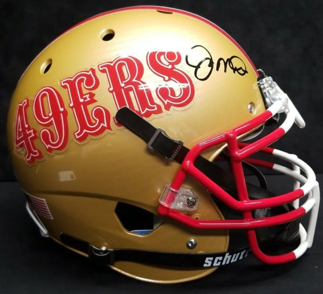 ebay football helmets JOE MONTANA Signed SAN FRANCISCO 49ERS Hydrodipped F7 SCHUTT F/S Helme – EMPIRE SPORTS USA