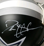 Deion Sanders "Dallas Cowboys" Custom Black Matt Finish Full Size helmet. Beckett