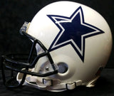 Deion Sanders "Dallas Cowboys" Custom white Shiney Full Size helmet. Beckett