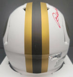 Deebo Samuel "San Francisco 49ers" Autographed Luna Riddell Speed mini Helmet. Fanatics