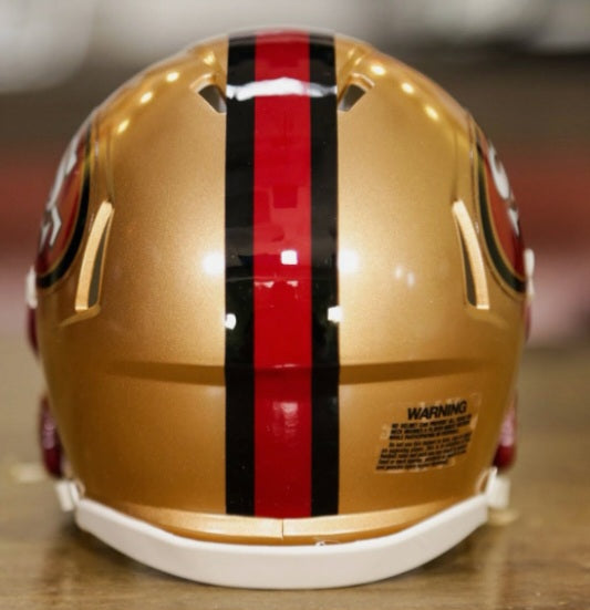 San Francisco 49ers Throwback Full Size Speed Replica Helmet 1996 San Francisco 49ers Throwback Full Size Speed Replica Helmet 1996